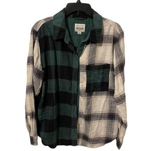 American Eagle Plaid Flannel Button Down